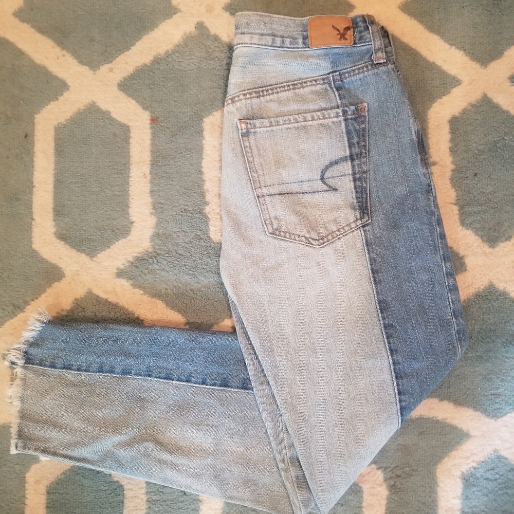 Two toned jeans